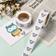 thumbnail image 5 of 1 Inch Thank You Stickers Self-Adhesive Kraft Paper Gift Tag Stickers Adhesive Labels for Presents Packing Bags with Word Thank you For your ORDER White Sticker: 25mm about 500pcs/roll, 5 of 6