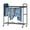 Black, variant on Rolling Pants Trolley Trouser Hangers with 30 Pant Racks 2 Tier Pants Hangers with Storage Shelf and Wheels Pant Storage Organizer for Clothes Towels Jeans Scarves, White