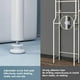 thumbnail image 5 of Estante de Baño sobre Inodoro,mueble para baño organizador, 3 Niveles Estante de Almacenamiento para Baño sobre el Inodoro de Ganchos y Portarrollos,Adecuado para cocinas y baños, 5 of 8