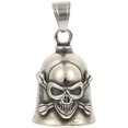 thumbnail image 1 of OUNONA Skull Bell Pendant for Craft DIY Jewelry Making with Retro Motorcycle Bell Design, 1 of 7