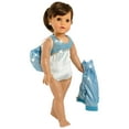 thumbnail image 3 of Sophia's 3 pcs Gymnastics Set with Leotard, Jacket, and Drawstring Bag for 18'' Dolls, Aqua, 3 of 4