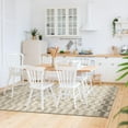 thumbnail image 3 of Luxe Weavers Checkered Geometric Beige 6x9 Area Rug, Indoor Carpet, 3 of 8