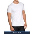 thumbnail image 2 of Fruit of the Loom Men's Short Sleeve White Crew T-Shirts, 6+6 Bonus Pack, 2 of 6