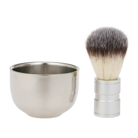 Men's Shaving Brush with Soap Bowl Cream Mug Barber Salon Men Facial Beard Cleaning Tools