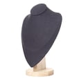 thumbnail image 1 of Soporte de exhibición de joyas Base de madera Collares Busto Colgantes Titular Negro L Yuyangstore organizador de soporte de joyería, 1 of 8