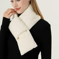 thumbnail image 6 of Women Puffer Fashion Adjustable Scarf Lightweight Outdoor Scarves, Solid Color Neck Wrap For Fall Winter Outdoor, 6 of 8