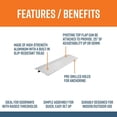 thumbnail image 2 of Bingirl 1in Rise Threshold Ramps for Doorways Portable Door Ramps 700 Lbs Capacity Adjustable Aluminum Entry Ramp for Wheelchairs Scooters Walkers and Power Chairs, 2 of 10
