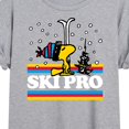 thumbnail image 3 of Peanuts - Ski Pro - Juniors Ideal Flowy Muscle T-Shirt, 3 of 6