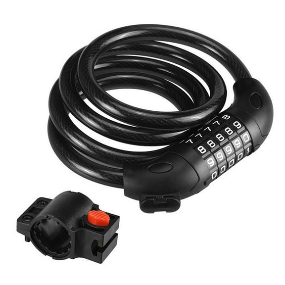 Lylong Secure Your Ride: 5-Digit Combination Bike Lock With For Durable Steel Cable!