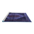 thumbnail image 2 of Ahgly Company Machine Washable Indoor Rectangle Persian Blue Traditional Area Rugs, 8' x 10', 2 of 4