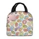 thumbnail image 1 of Disketp Glazed Donuts Bolsa Térmica para Almuerzo para Hombre y Mujer, Ideal para Trabajo, Senderismo y Picnic, 1 of 8