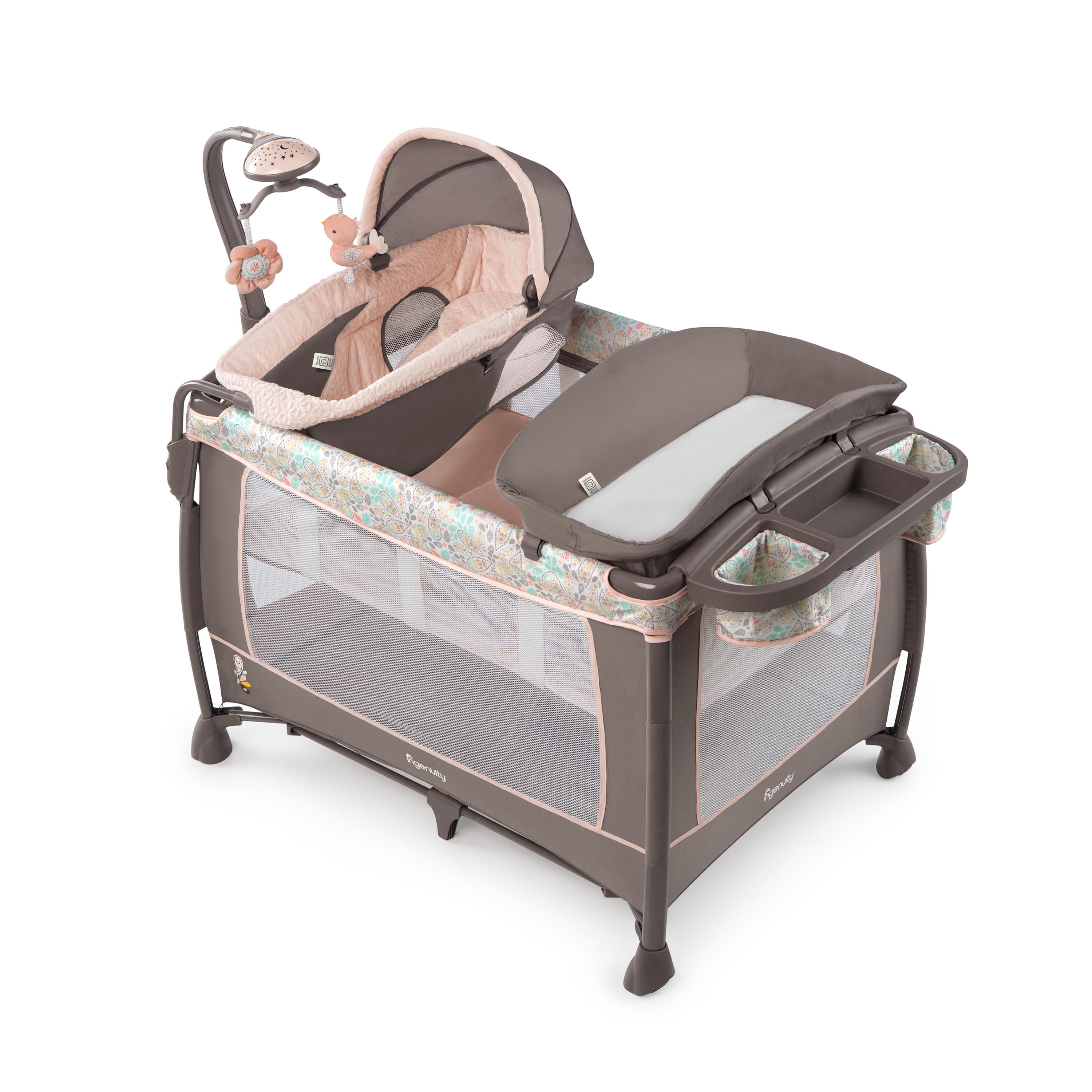 Ingenuity Soothe Me Softly Washable Playard Piper
