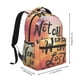 thumbnail image 2 of Disketp Not All Who Wander Are Lost Mochila Estampada para Hombre y Mujer – Mochila Ligera Clásica con Múltiples Bolsillos para Universidad, Trabajo y Viajes-One Size, 2 of 5