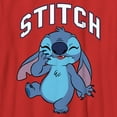 thumbnail image 2 of Boy's Lilo & Stitch Laughing Stitch Graphic Tee Red Small, 2 of 4