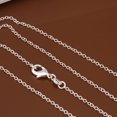 thumbnail image 5 of Aoanydony Necklace Pendant Simple Style Metal Fashion Accessory Hanging Decoration Neck Adornment Silver Adult Necklaces for Decor Type 3, 5 of 6