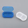 thumbnail image 3 of 10PCS Boîte à Pilules Mini 2 Grilles Conteneur de Médicament Portable en Plastique pour l'Extérieur, 3 of 6