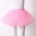 thumbnail image 4 of vastwit Girls Ballet Ballet Dance Tutu Skirts Crinoline Slip Petticoat Birthday Dress Up Underskirt Pink S, 4 of 7