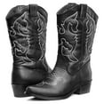 thumbnail image 6 of SheSole Women's Western Cowgirl Cowboy Boots Female Black, 6 of 7