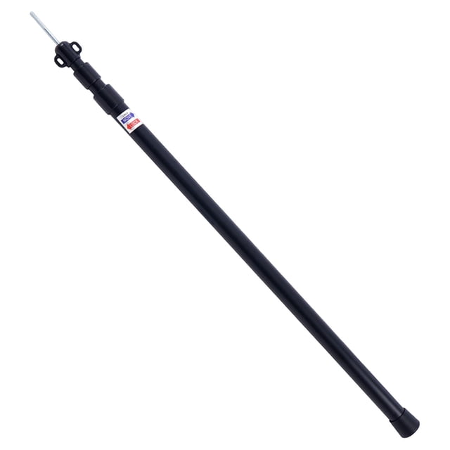 koolsoo Aluminum Alloy Tarp Pole Easy to Install Support Rod Replacement for Fishing Black