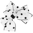 thumbnail image 1 of KAKOWELY 1 par de clips para zapatos con forma de lazo, hebilla para zapatos con lazo y estampado de puntos, adornos para zapatos, 1 of 5