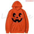 thumbnail image 4 of Sudadera con capucha de cara de calabaza para hombre y mujer, jersey de cara sonriente para Halloween, ropa con estampado de dibujos animados, prendas de vestir, Tops, invierno, 2021, 4 of 4