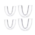 thumbnail image 1 of Graflsoa EVA Transparent Anti-Grinding Teeth Guards Set with Storage Cases for Nighttime Use, 1 of 7
