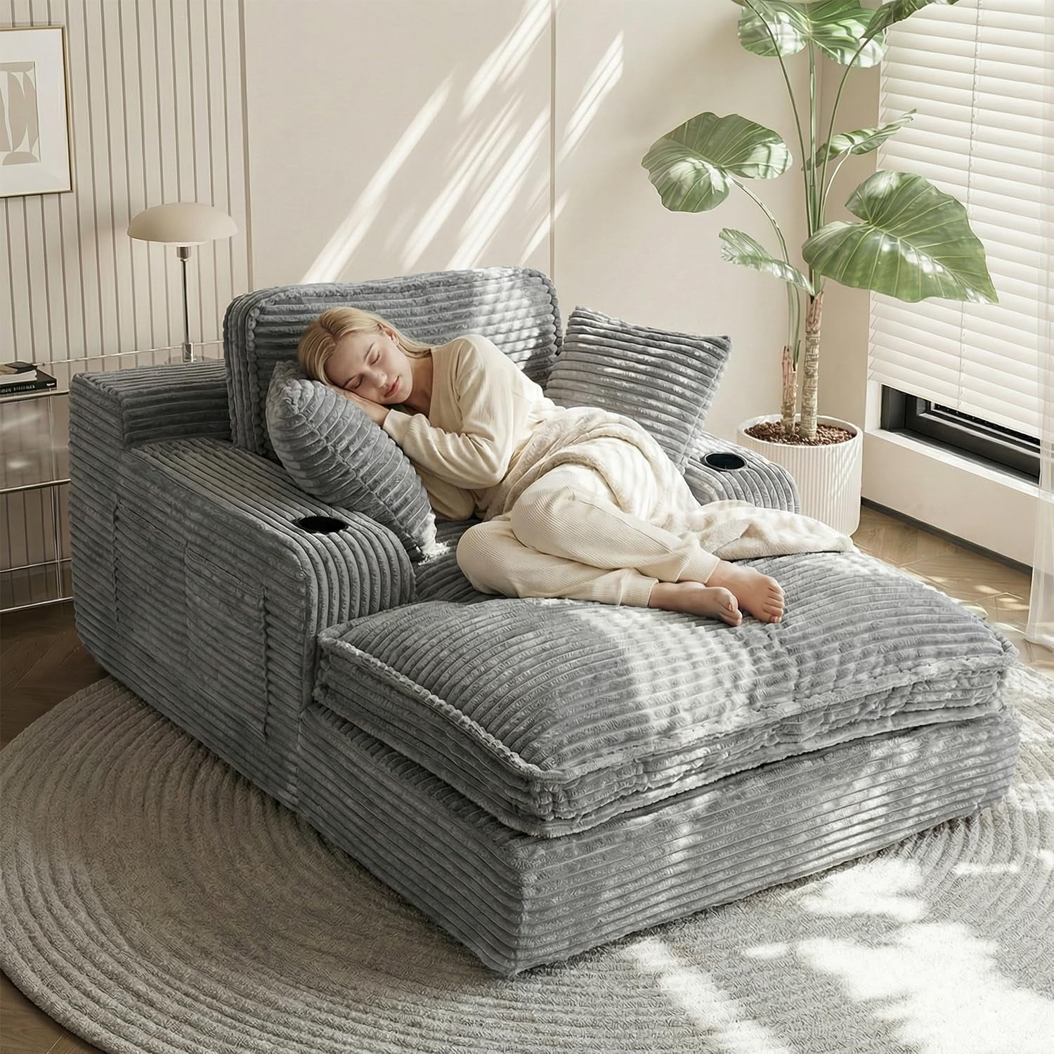 oversized chaise lounge chair indoor product