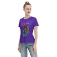 thumbnail image 4 of T-Shirt Basique à Manches Courtes pour Femmes Style de Rue Demon Slayer, 4 of 6
