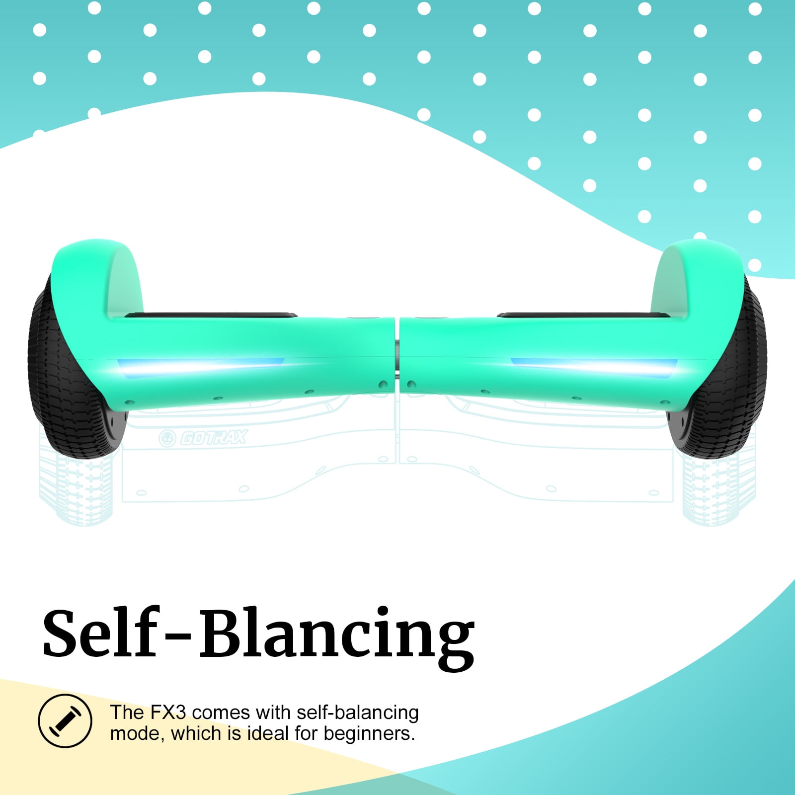 Teal hoverboard hotsell