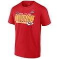 thumbnail image 2 of Men's Fanatics Red Kansas City Chiefs 2022 AFC West Division Champions Big & Tall Divide & Conquer T-Shirt, 2 of 4