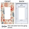 thumbnail image 3 of Yayeee Rocker Switch Wall Plate 1-Gang 4.6"x2.9" Home Decorative Outlet Cover, Blue Starfish, 3 of 6