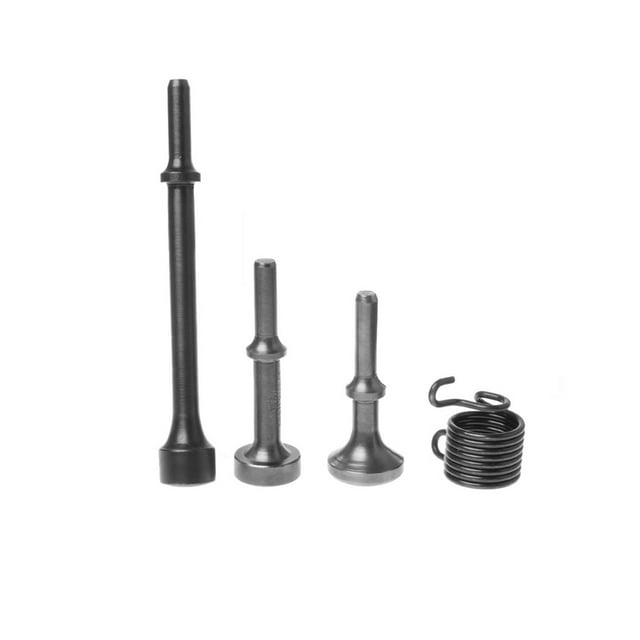 3 Pcs Marteau Pneumatique à Air Lissant Outil Long Bit et 1* Réparation de Pneu à Ressort, Fiabilité à Long Terme