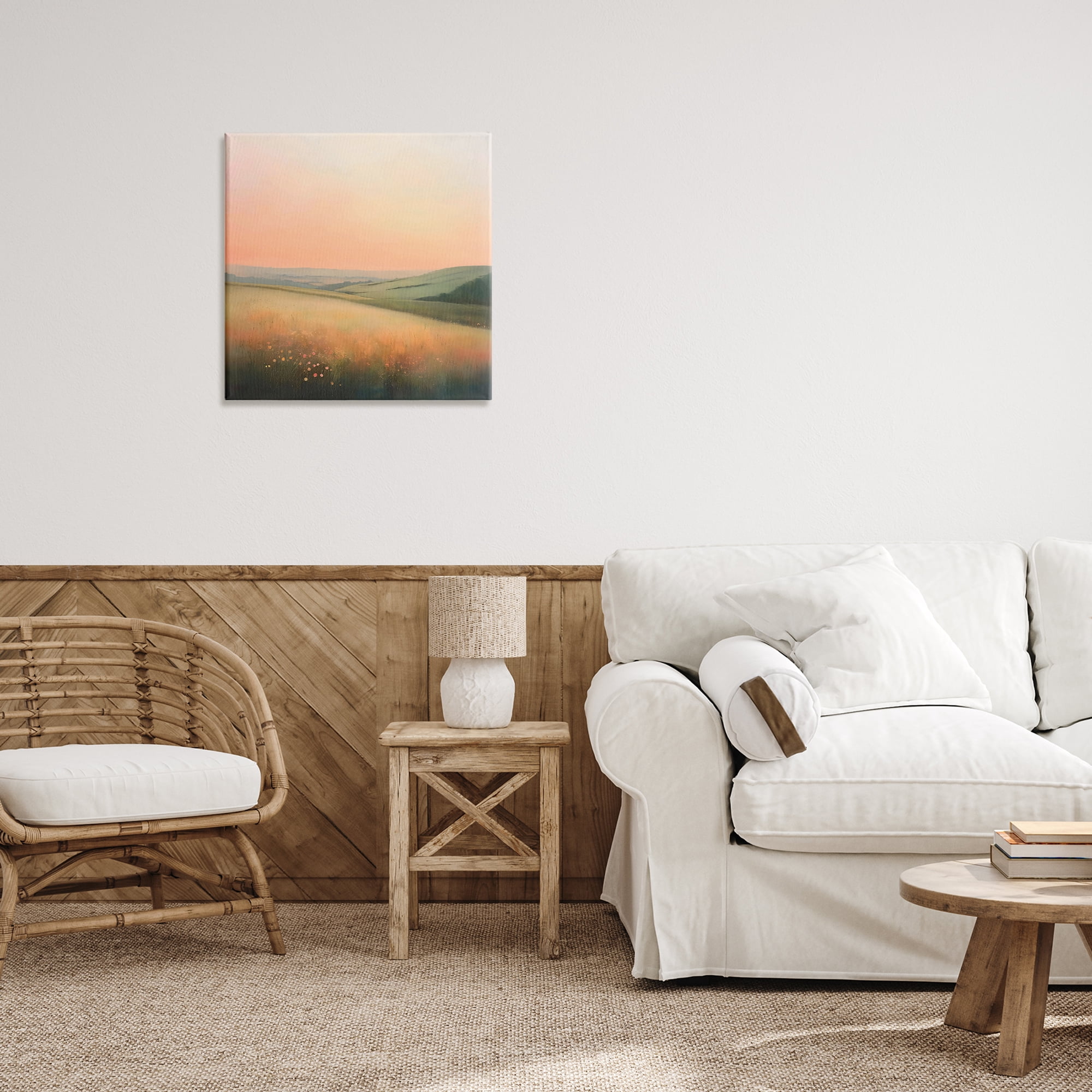 Stupell Industries Sun Coming Up Over Meadow Canvas Wall Art, design by Creative Studio