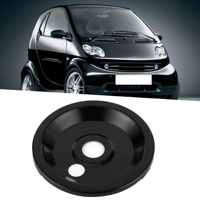 Pare-éclaboussures pour Moyeu avant, Pare-Éclaboussures de Couvercle de Roue pour Moyeu Intelligent en Métal, Pare-Éclaboussures de Moyeu avant, Couvercle Compatible avec Smart Fortwo 450