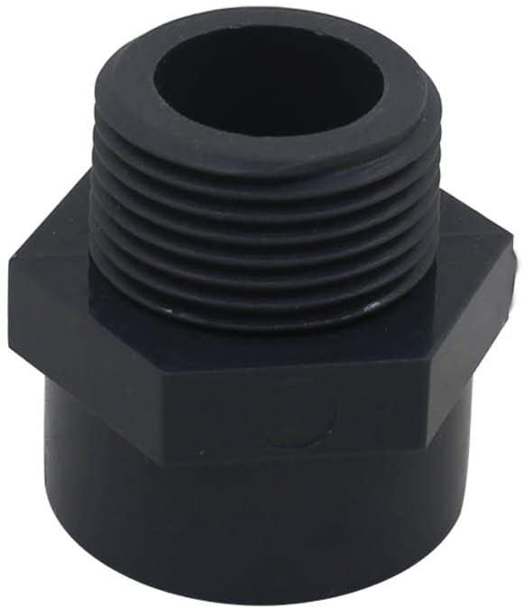Copling Pvc Roscado Extremo roscado macho de PVC XCF Conexión de PVC mixta 20 mm | Walmart ...