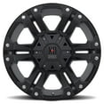 thumbnail image 2 of XD Wheels XD822 Monster II, 17x9 with 6 on 135 and 6 on 5.5 Bolt Pattern - Satin Black with Satin Black Accents-XD82279067712N Wheel Rim, 2 of 2