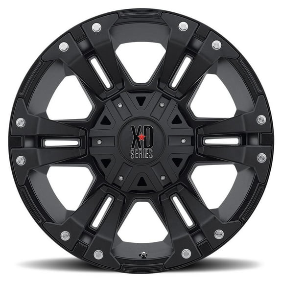 XD Series by KMC Wheels Monster 2 17X9 5X127.00 Matte Black (-12 Mm) Wheel Rim