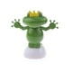 thumbnail image 4 of Decoración de Coche de Energía Solar Príncipe de Rana dibujos dibujos animadoss Bobble Head Decoración de Juguete para BLESIY La energía solar de la muñeca, 4 of 7