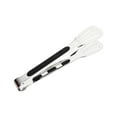 thumbnail image 5 of 9-Inch 304 Stainless Steel Kitchen & BBQ Tongs with Non-Stick Silicone Tips, Heat Resistant to 470°F, Locking Mechanism for Easy Storage Black, 5 of 6