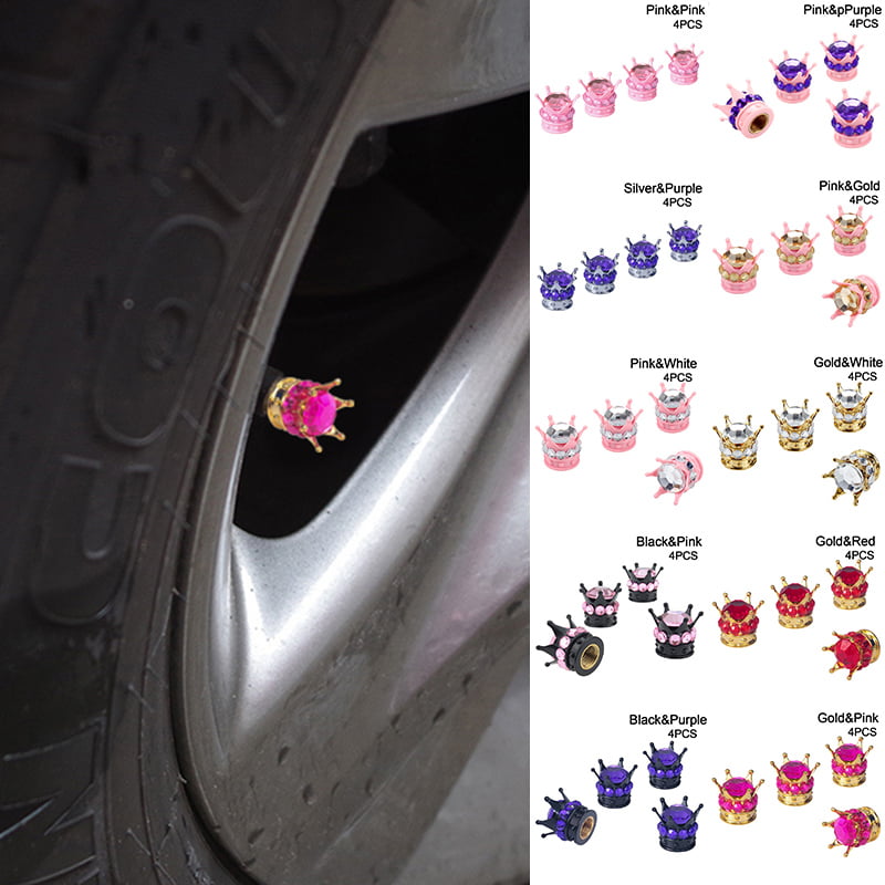 4 pcs Auto Car Wheel Tire Air Valve Caps Stem Cover for Nissan Silver
