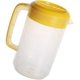 thumbnail image 2 of Jarra de plástico grande con tapa Jarra de agua para bebidas mixtas de 2500 ml para jugo de limonada caliente y fría, 2 of 4