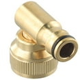 thumbnail image 2 of CPAN Garden Hose Quick Connector, Hose Reel Swivel Elbow Quick Connector, Quick Connector Set, 2-Pack, 2 of 10