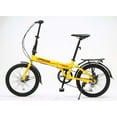 thumbnail image 3 of Origami Hawk folding bicycle in Yellow, 3 of 6