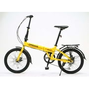 Origami Hawk folding bicycle in Yellow