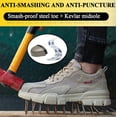 thumbnail image 2 of AUXDIQ Safety Trainers Men Women Steel Toe Cap Work Shoes Comfy Construction Industrial Sneakers, 2 of 6
