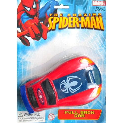 spider man pull back car