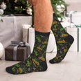 thumbnail image 7 of KLL Carnival Mardi Gras3 Print Cool Socks Men's Women's Crew Socks Funny Crazy Novelty Stockings, 7 of 7