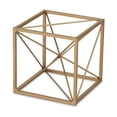 thumbnail image 4 of CheungsRattan 4738S Cube Doré Décoratif avec Centre Abstrait, Petit, 4 of 4
