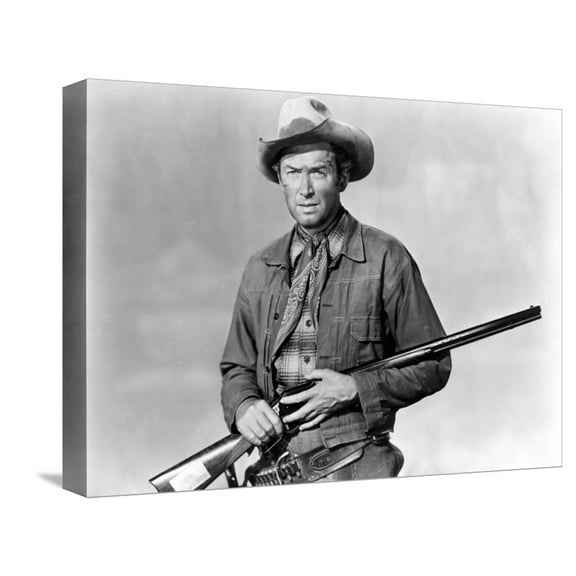 Art.com Winchester '73, James Stewart, 1950 Stretched Canvas Print Wall Art, 16" x 12"
