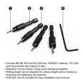 thumbnail image 2 of WorkPro Countersink Drill Bits -5 Piece,HSS Tip, 2 of 6
